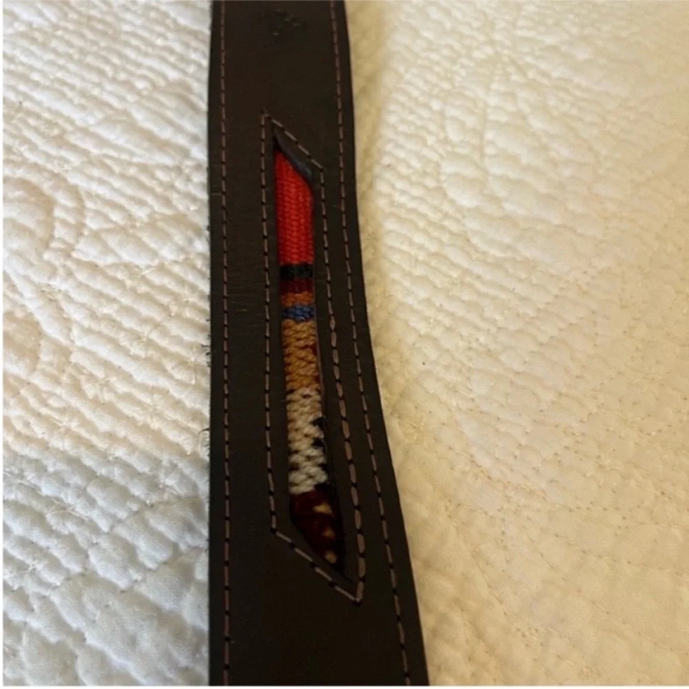 SOUTHWESTERN WESTERN BOHEMIAN Leather belt Large